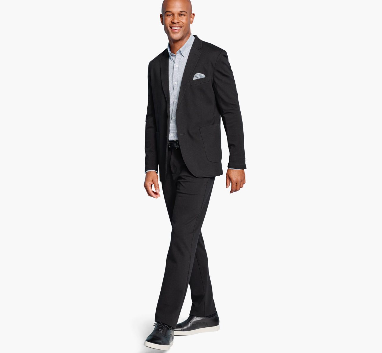 XC FLEX KNIT BLAZER - Black