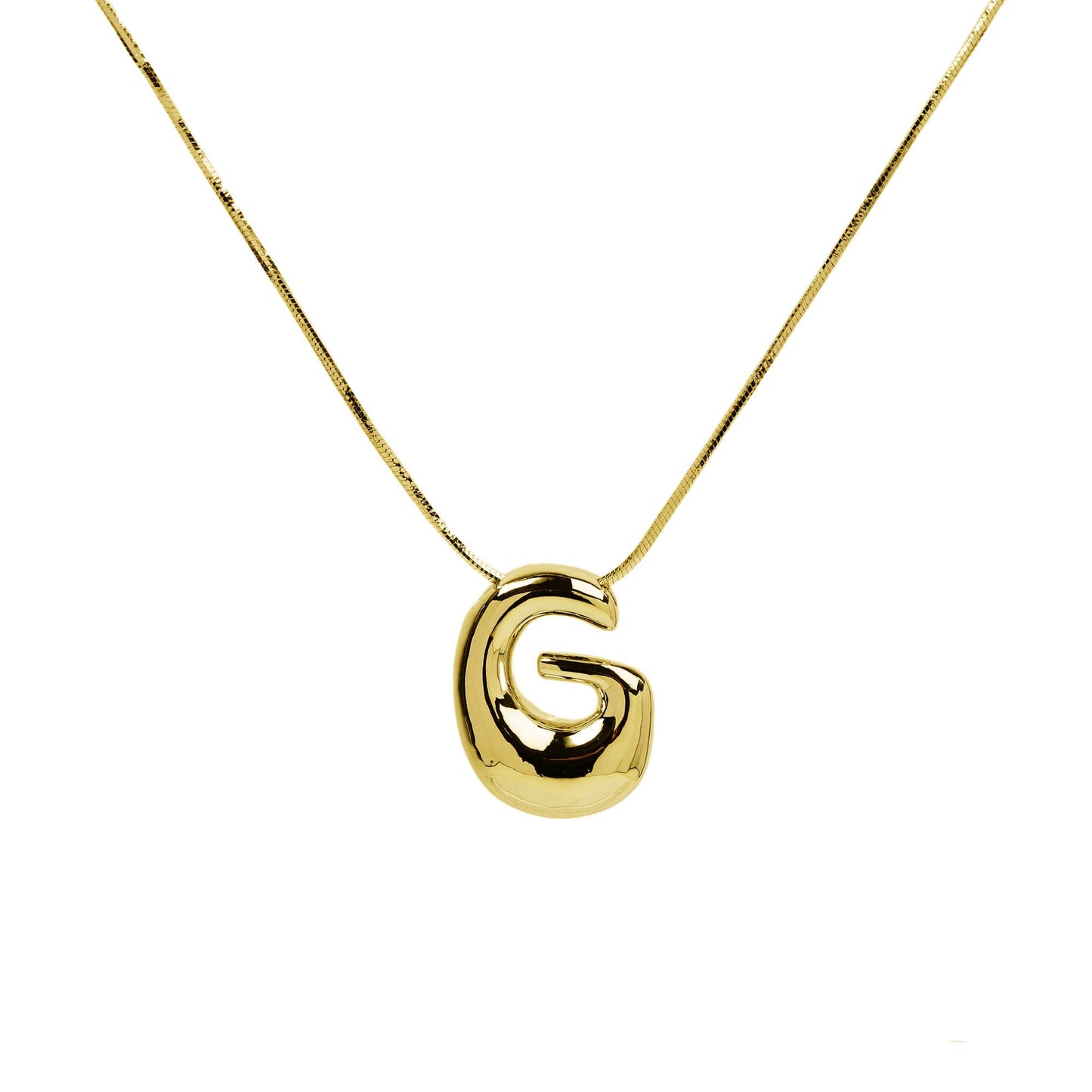 Initial Waterdrop 18K Gold - G