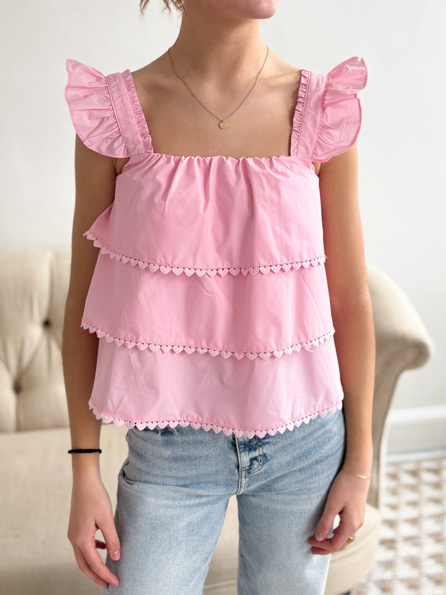 Hailey Flutter Top