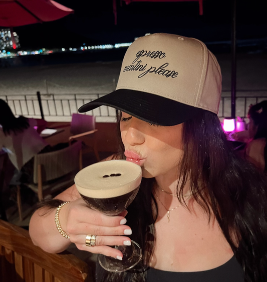 Espresso Martini Please Embroidered Trucker Hat