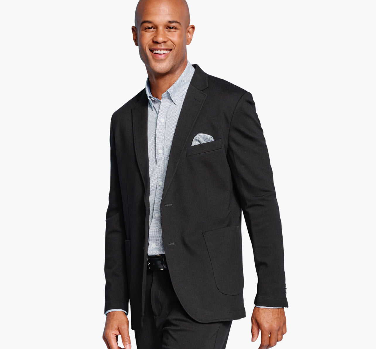 XC FLEX KNIT BLAZER - Black