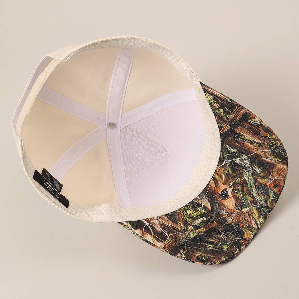 Made in the USA Patch Camo Trucker Hat