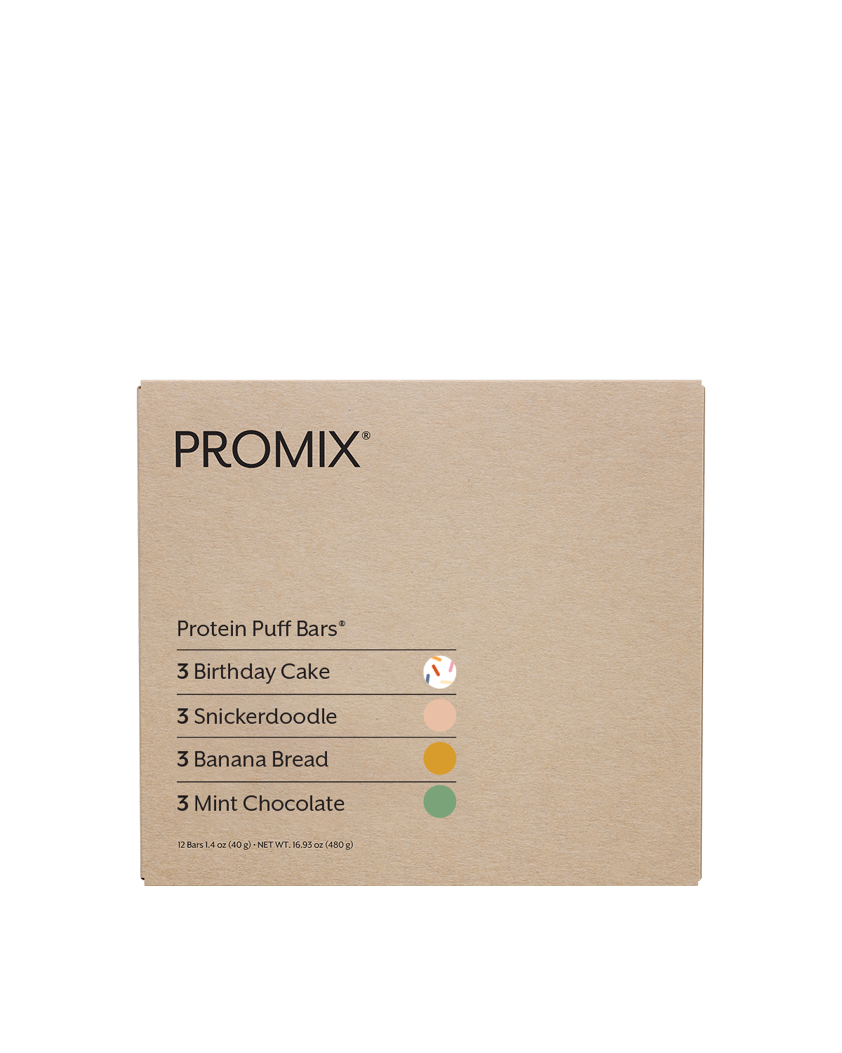 Protein Puff Bars Variety Pack V2: 12 Bar Variety Pack