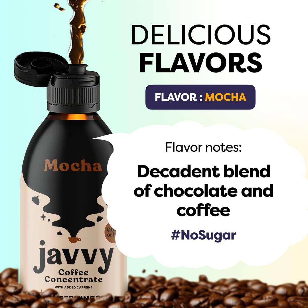 Javvy Mocha Cold Brew Coffee Concentrate