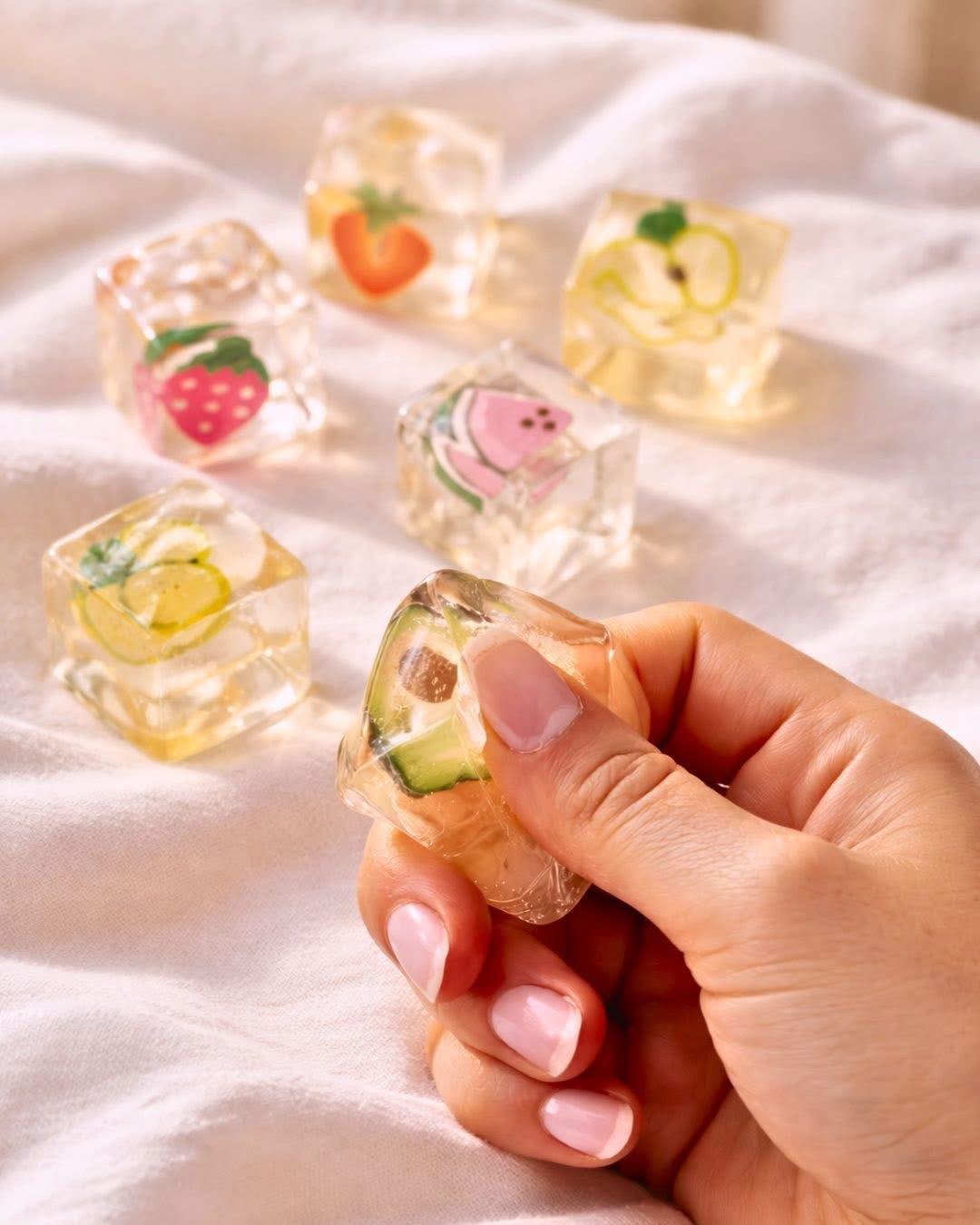 Fruity Ice Cube Squishy