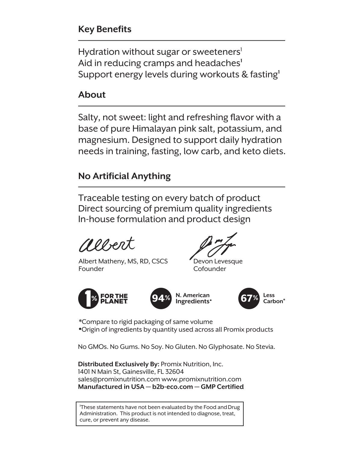 Salted Watermelon Electrolyte Drink Mix: Unsweetened