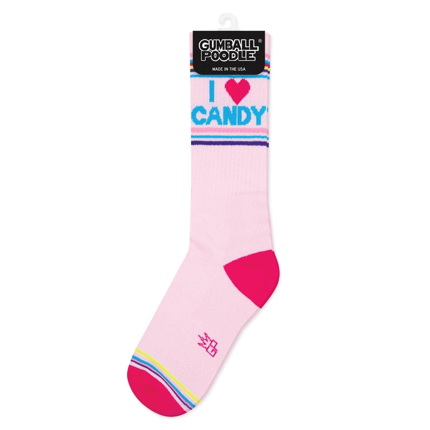 I Love Candy Gym Crew Socks