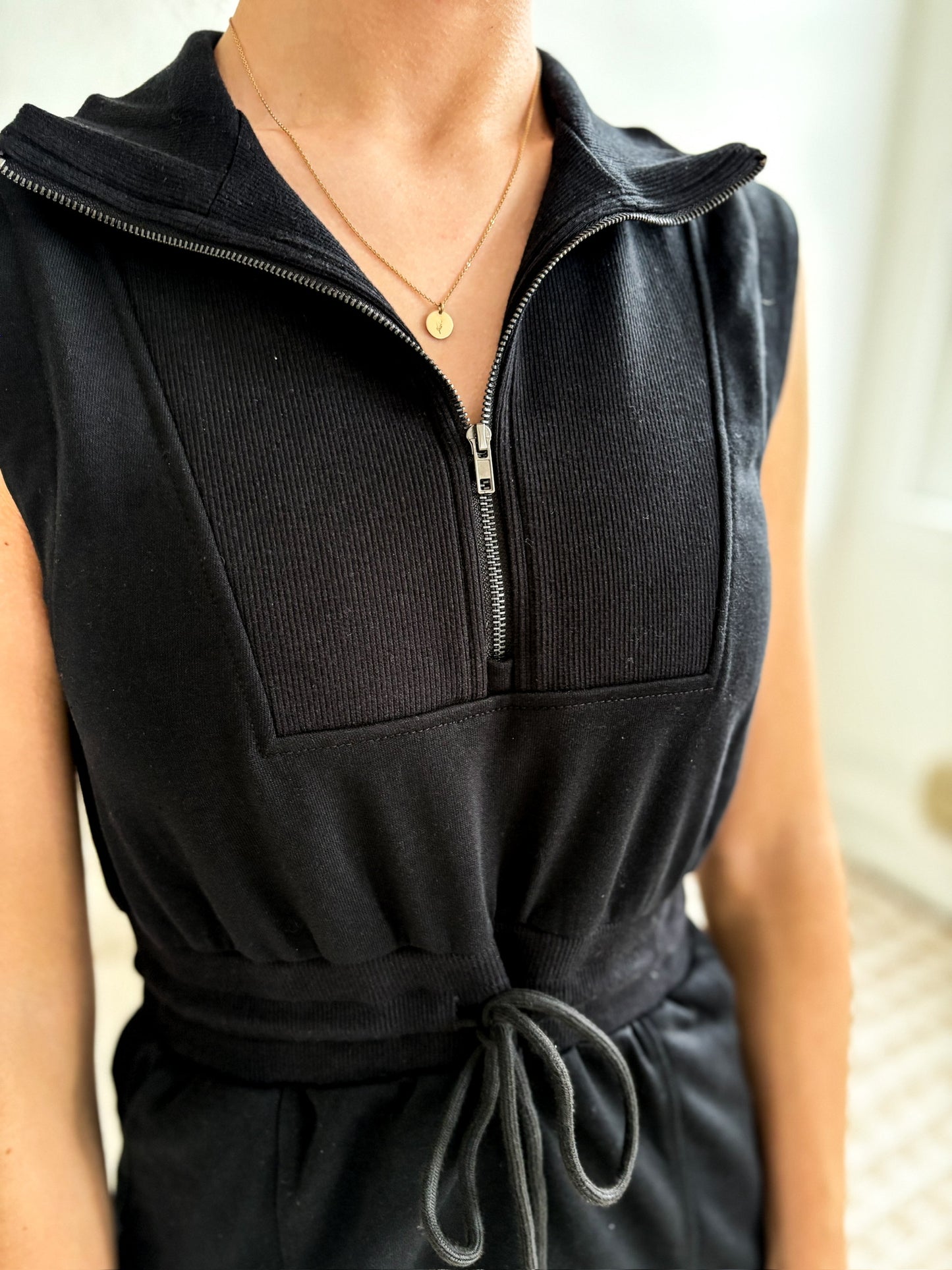 Francie Romper - Black