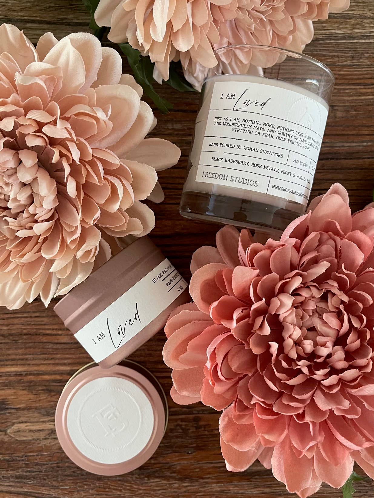 Special Edition- Blush Pink "I Am Loved" 4oz Tin