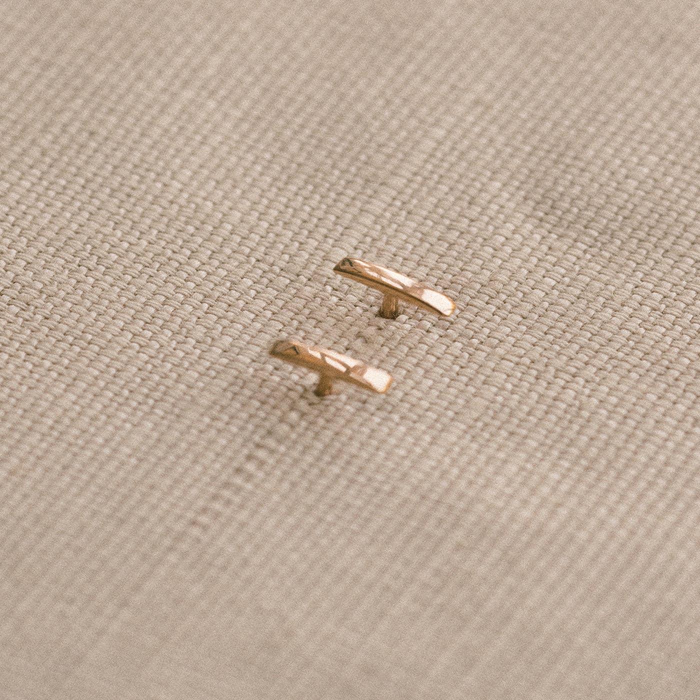 Live In Stud Earrings - Gold Vermeil/Heart