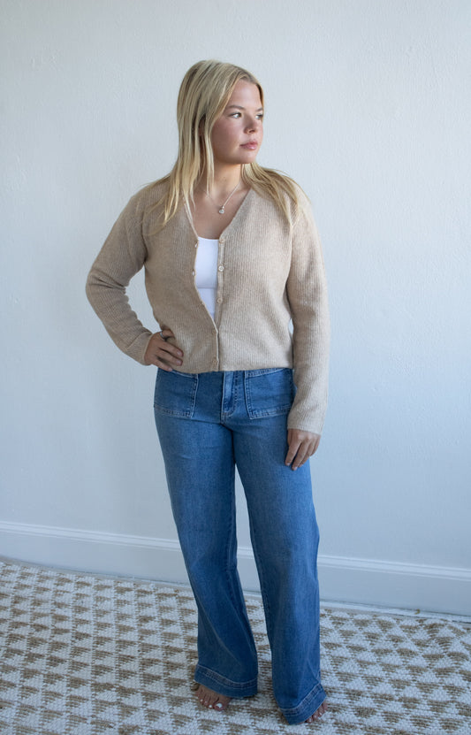 Emile Cardigan - Biscuit