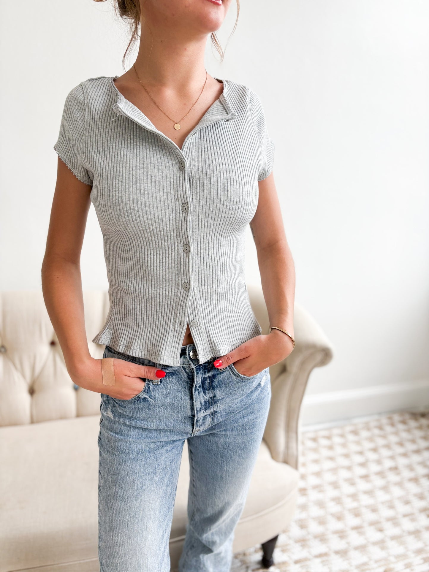 Most Wanted Cardi - Heather Grey