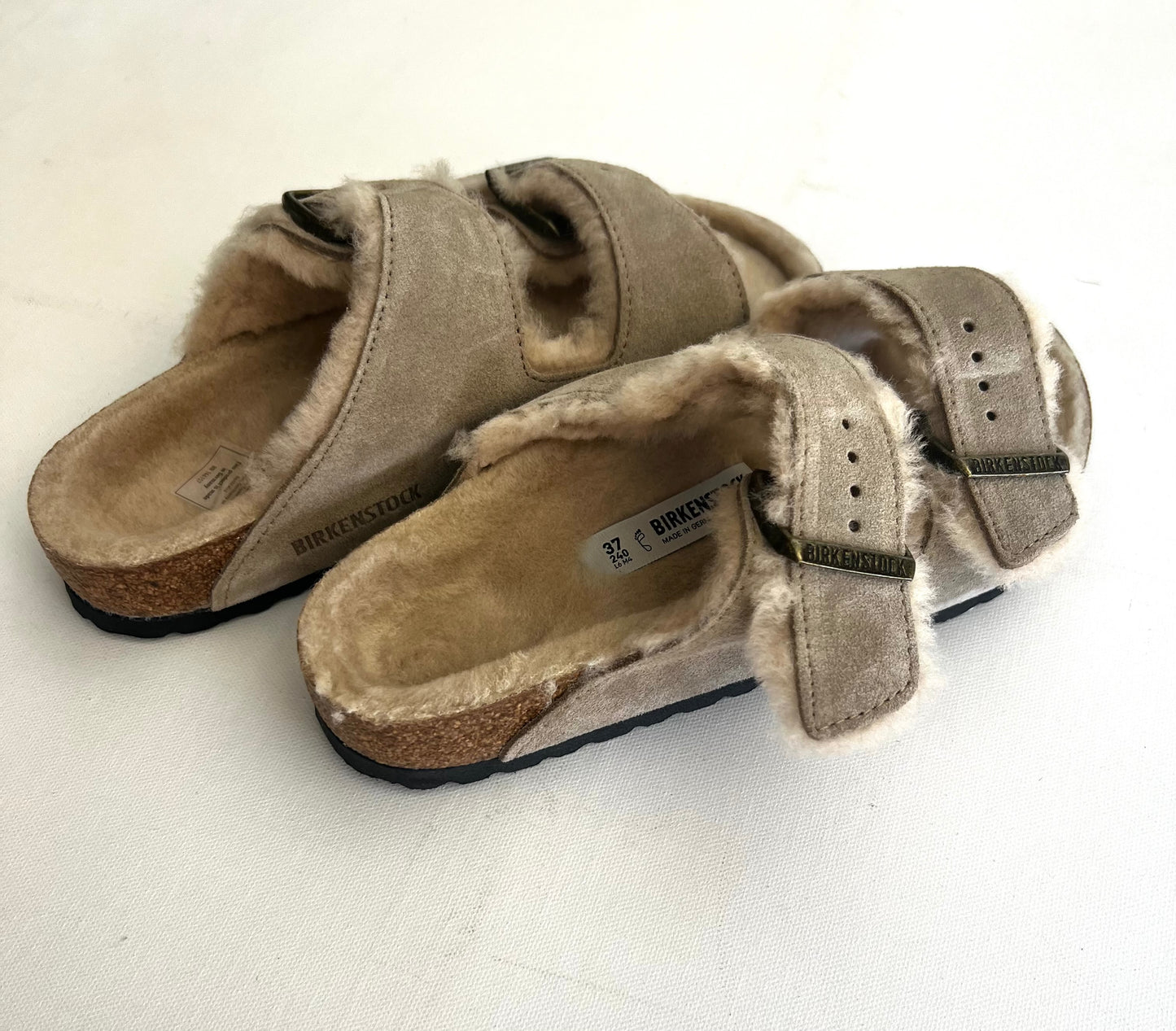 Arizona Shearling - Taupe Suede