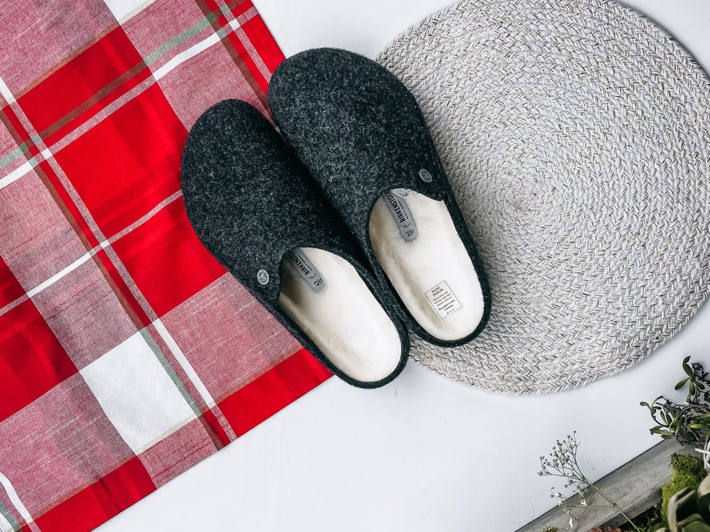 Zermatt Rivet Slippers - Anthracite