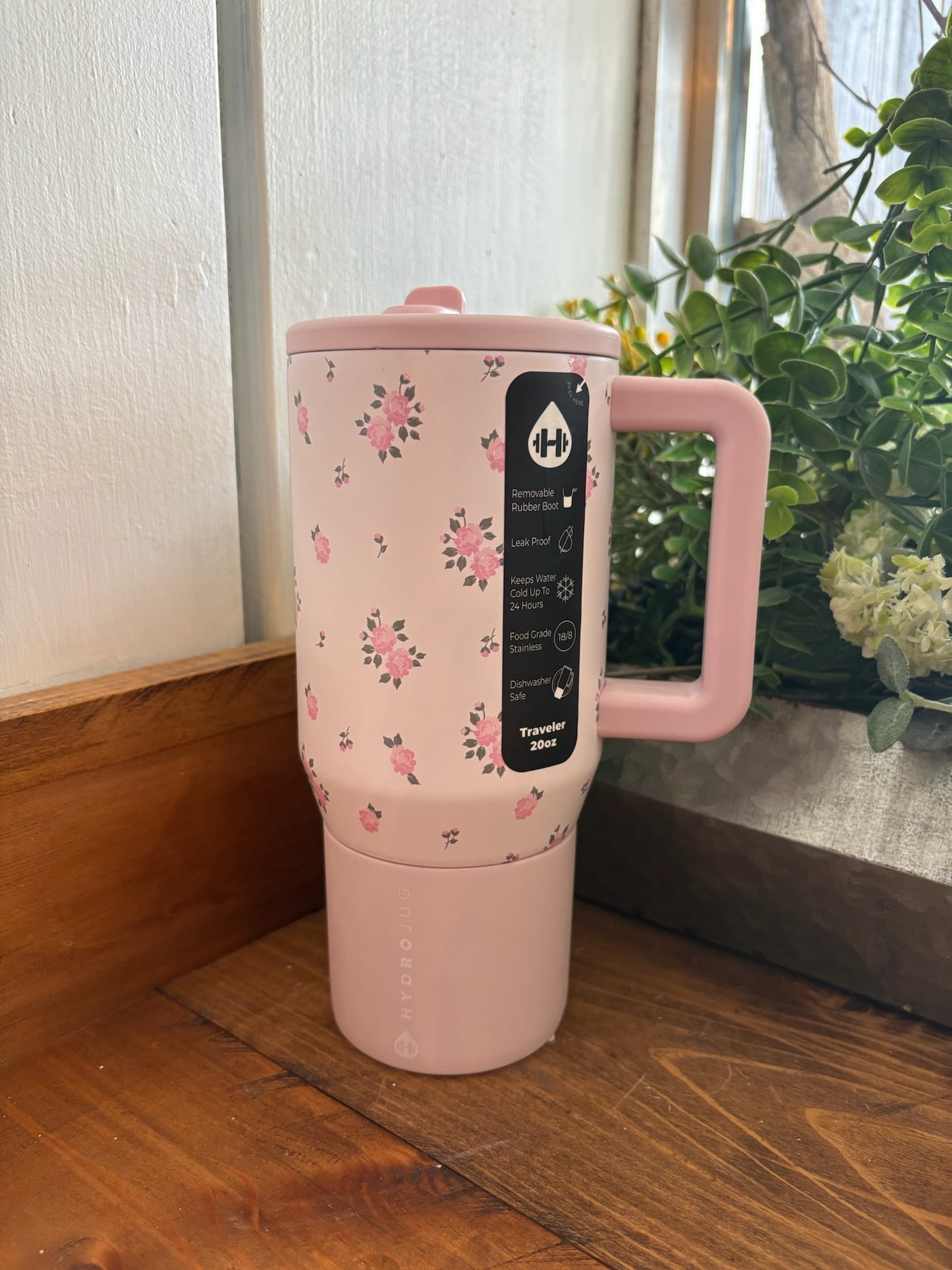 HydroJug 20oz Traveler - Wildrose Floral