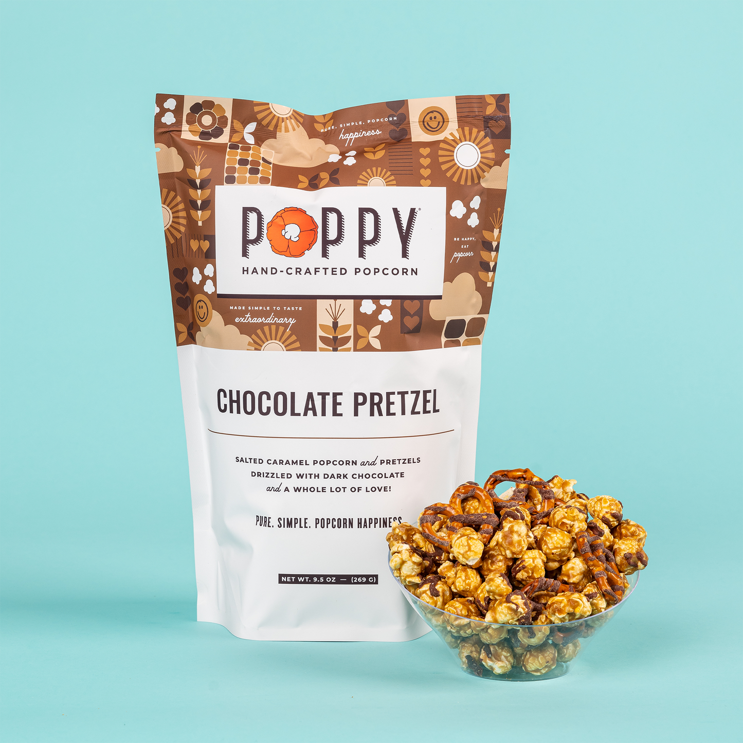 Chocolate Pretzel Popcorn