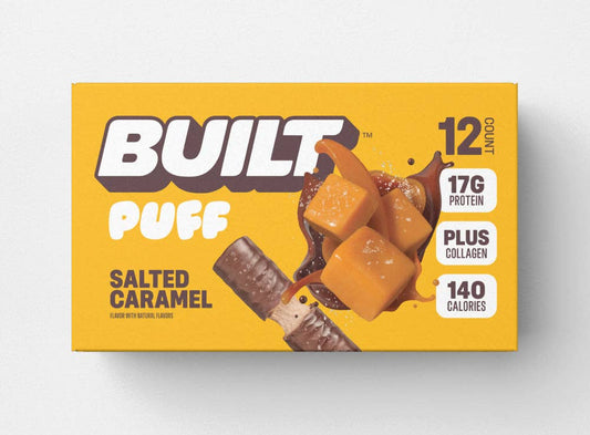 Salted Caramel Puffs Protein Bars