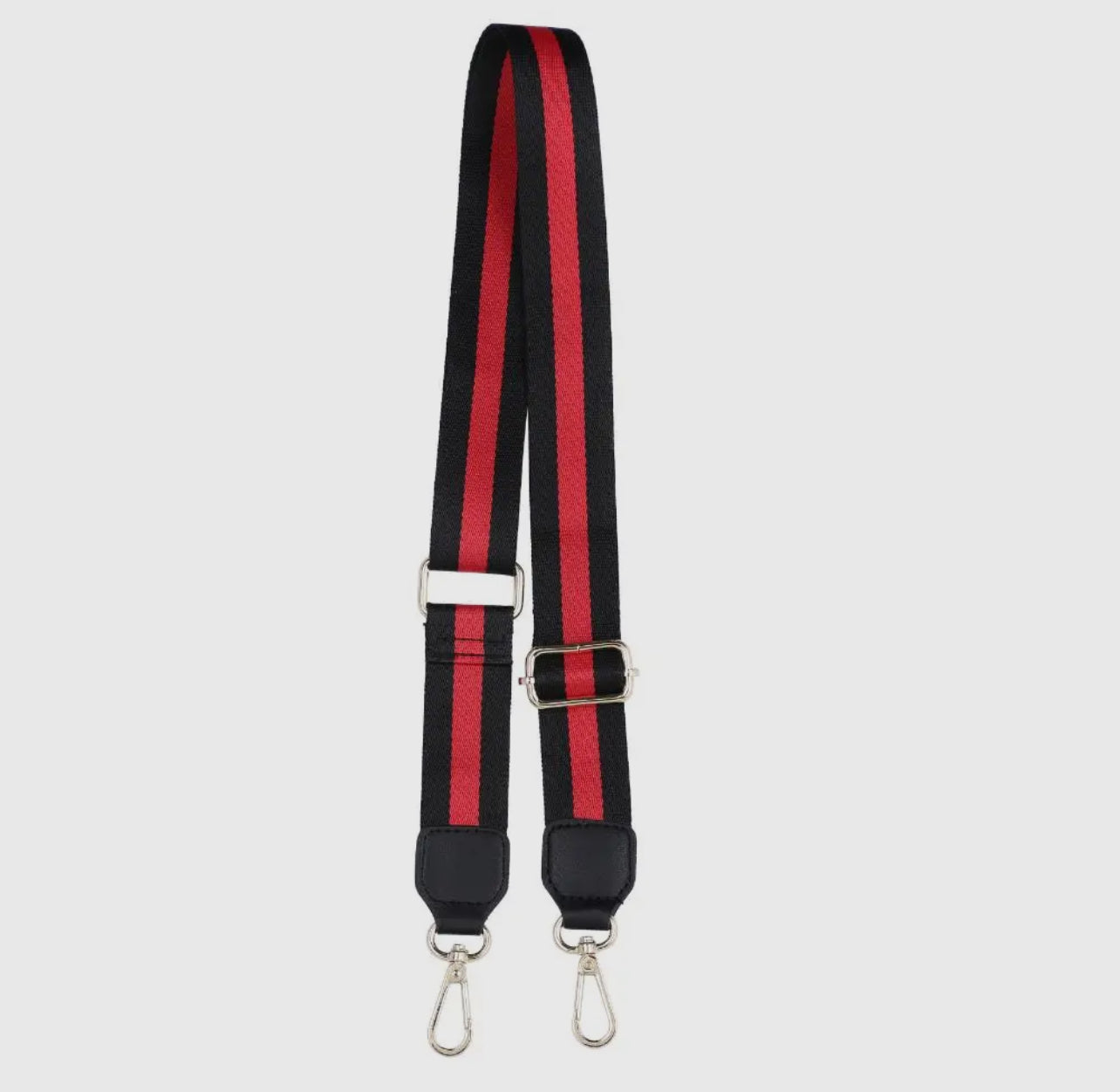 Adjustable Shoulder Crossbody Guitar Strap - Black/Red