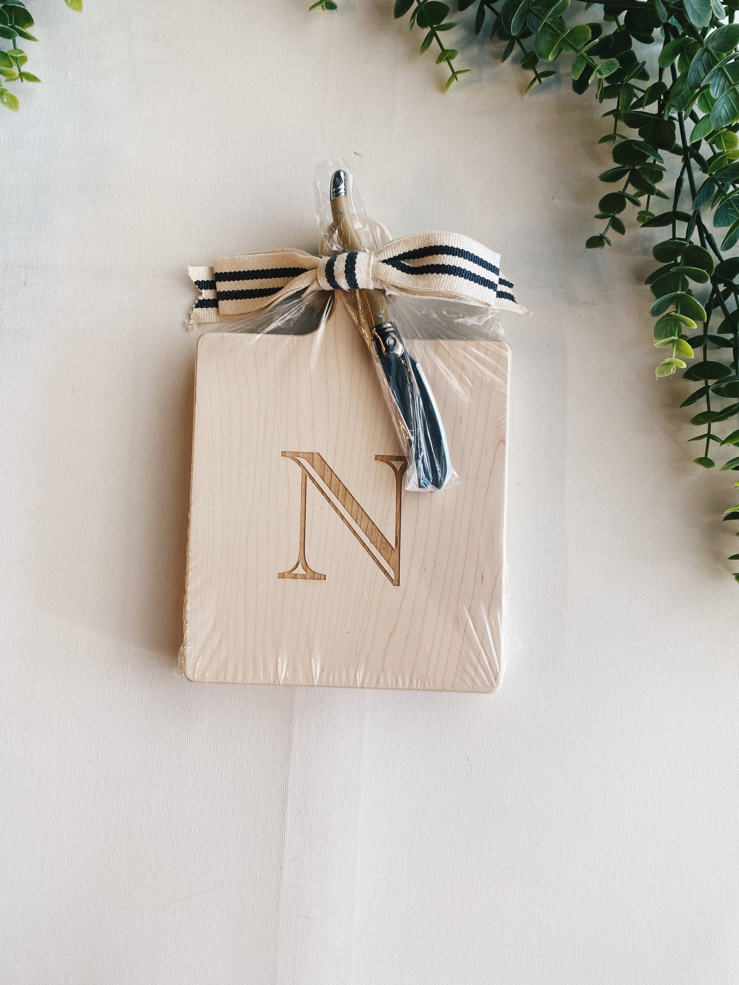 Monogram Artisan Board w/ Spreader