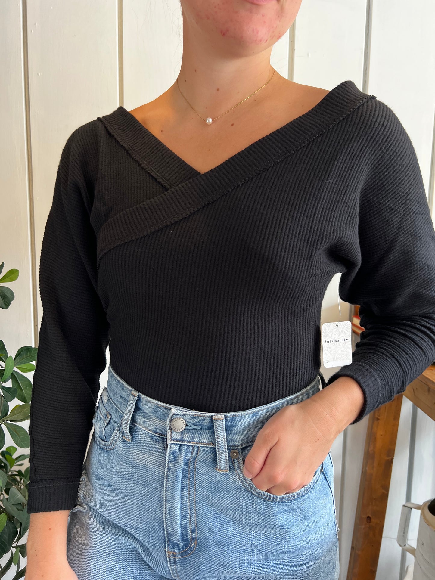 Lovin This Feeling Bodysuit - Black