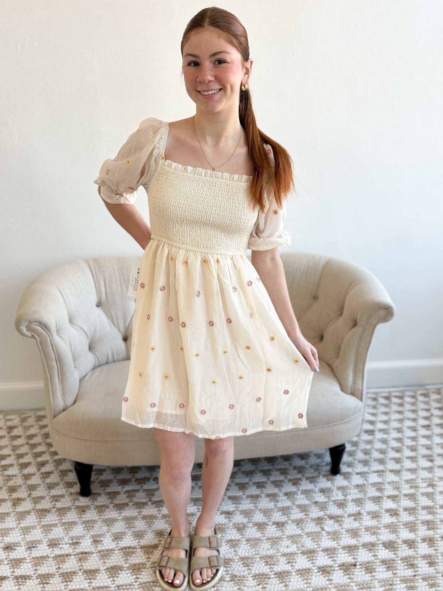 Eliza Flower Smocked Dress