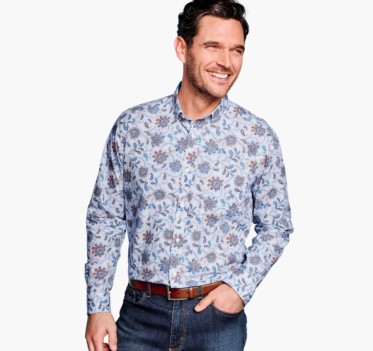 J&M Printed Cotton Shirt