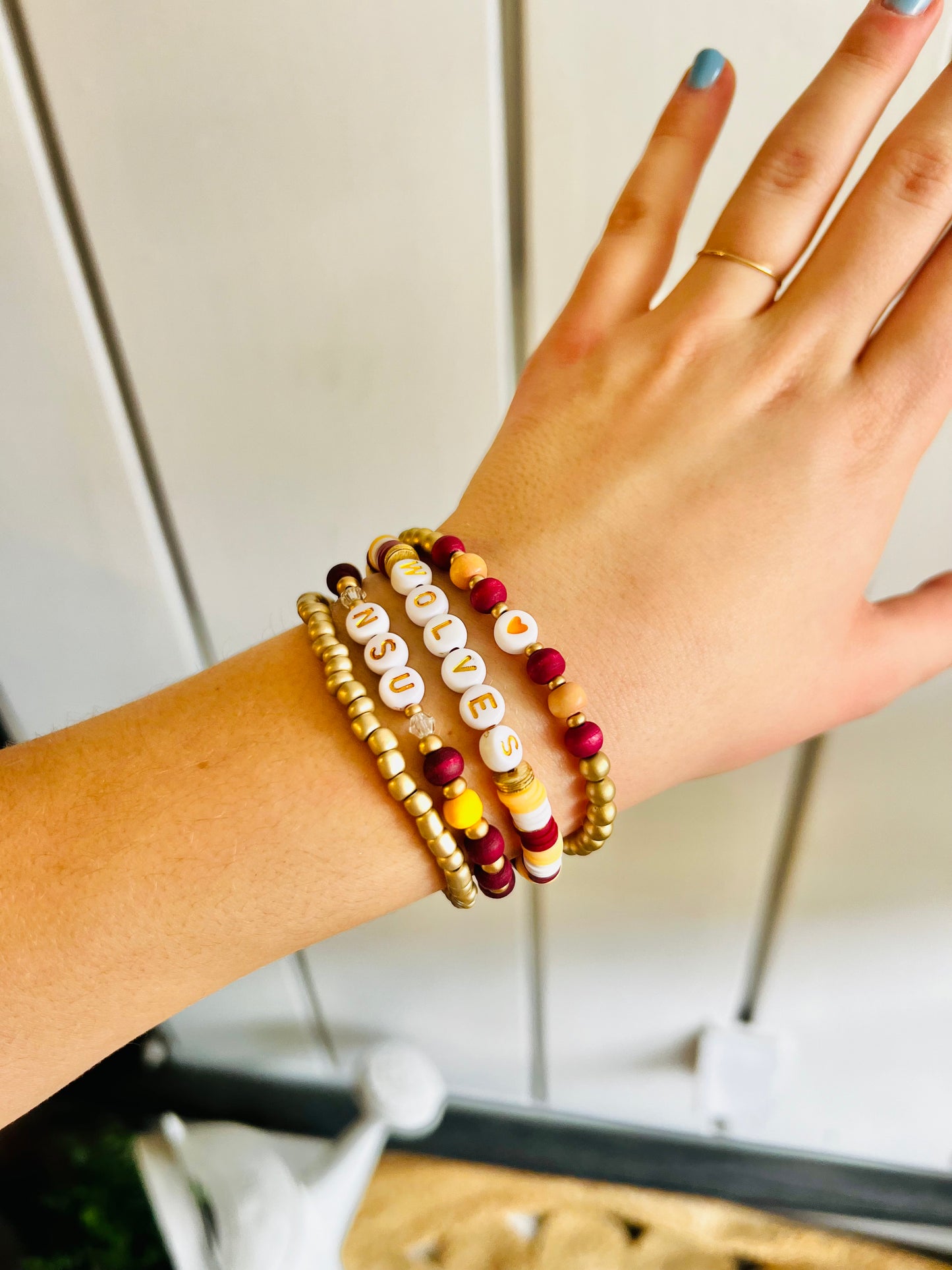 School Spirit Bracelet Stack - 4pk