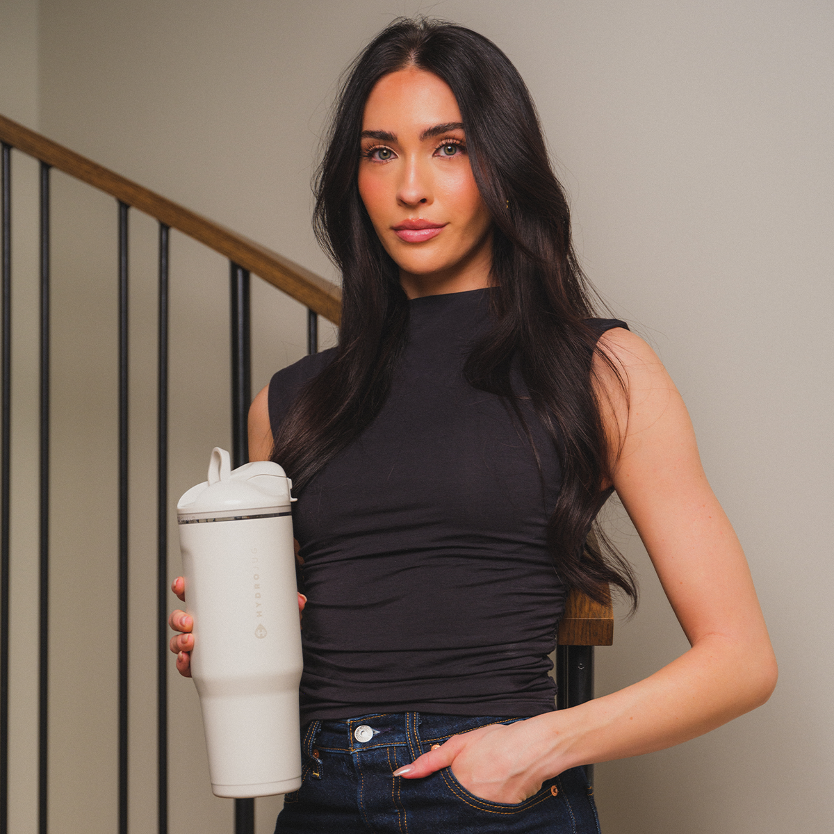 Linen HydroJug 32oz Ease2o