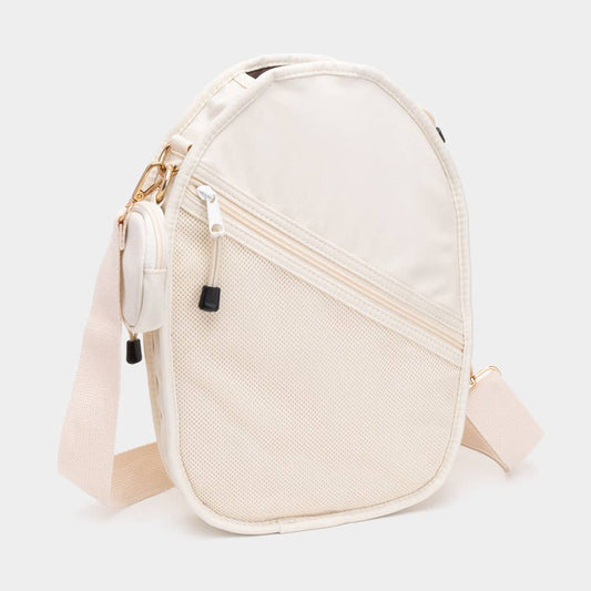 Pickleball Sling Bag - Ivory