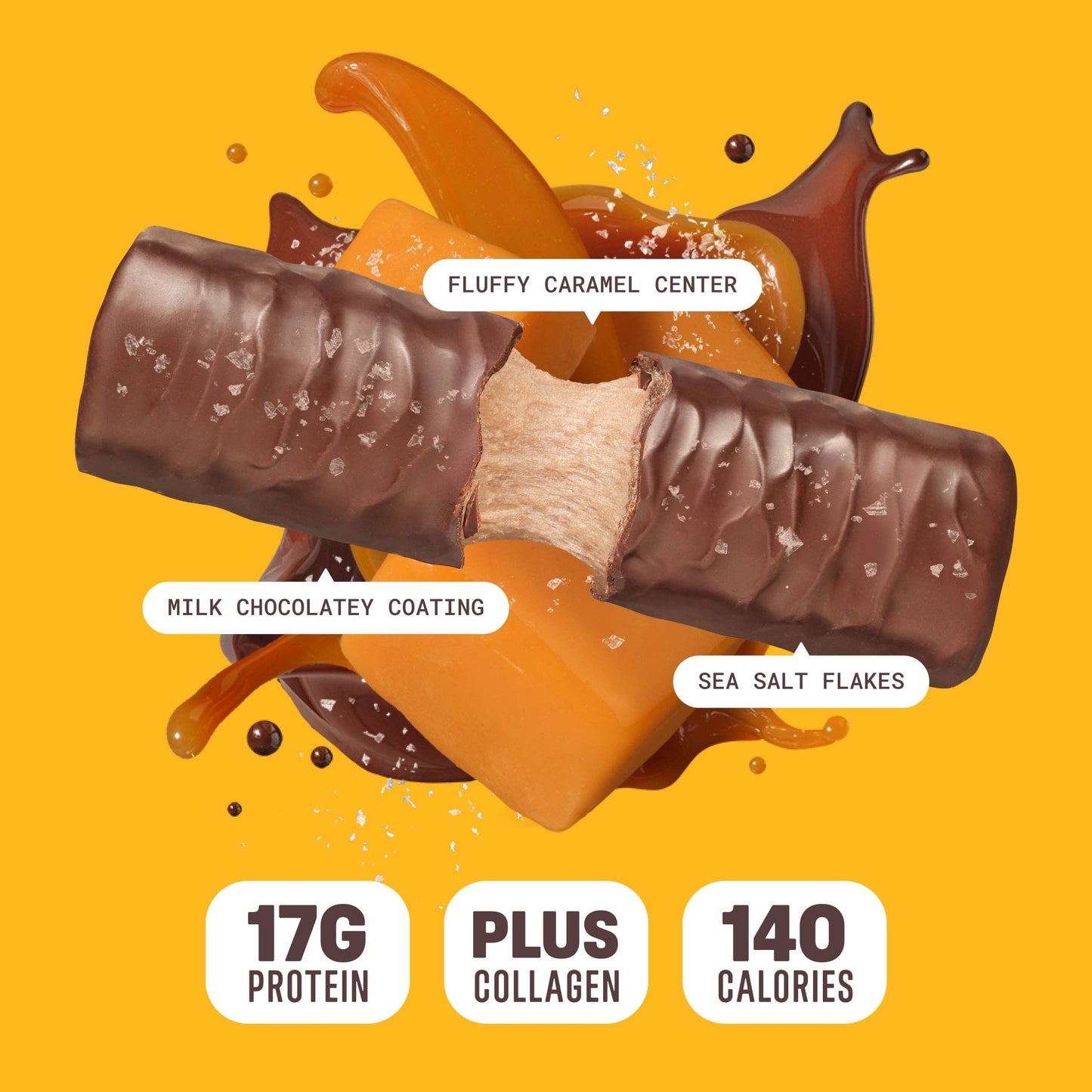 Built Single Puff Protein Bar - Salted Caramel