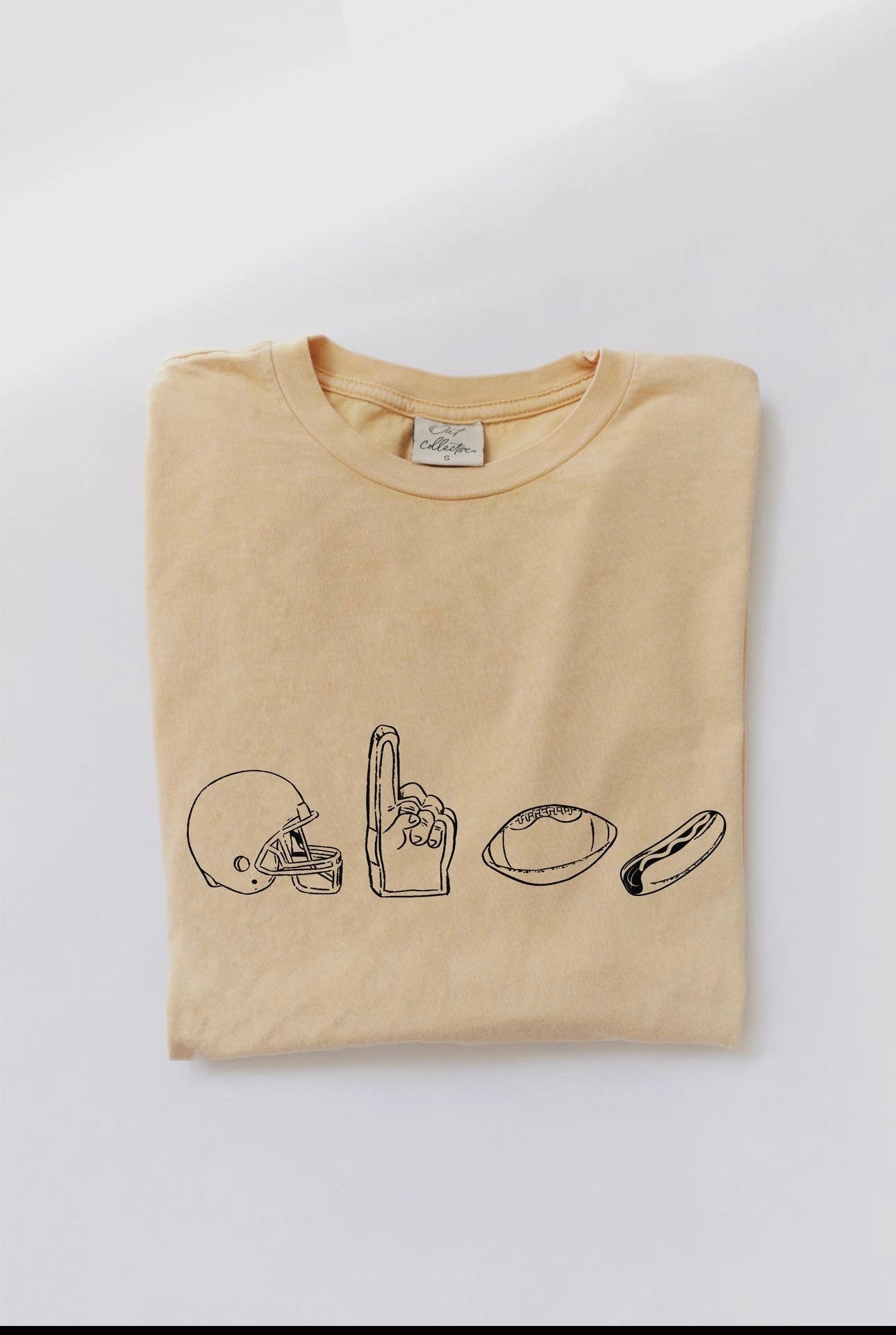 Football Row Washed Tee