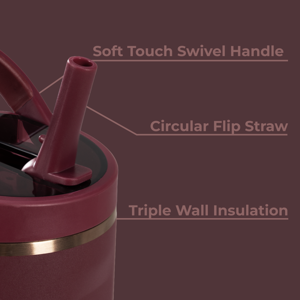 Merlot HydroJug 40 oz Sport Bottle