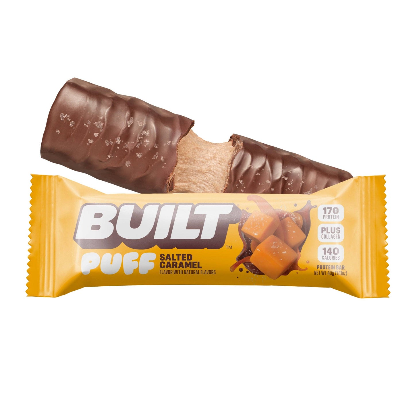 Salted Caramel Puffs Protein Bars