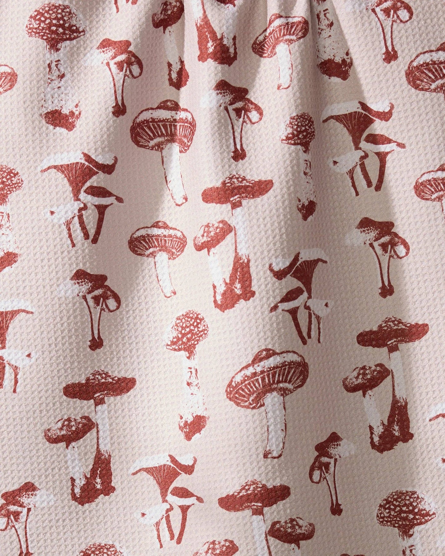 Autumn Mushrooms Tea Towel