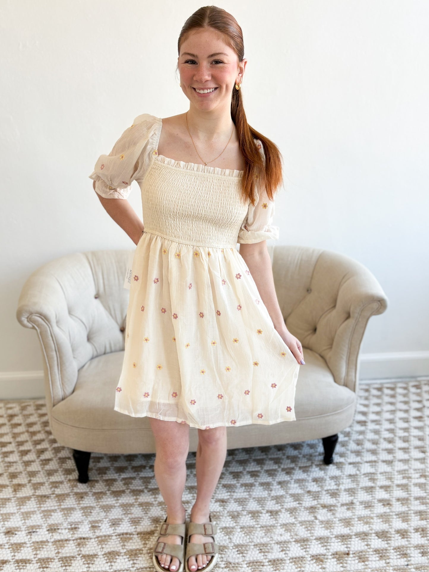 Eliza Flower Smocked Dress