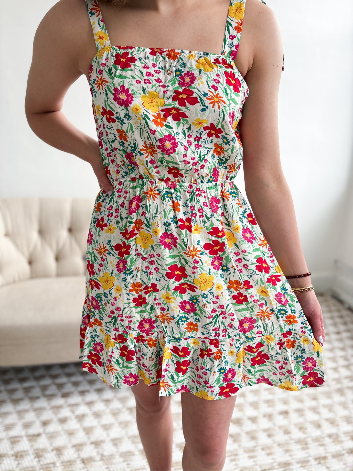 Lisa Floral Mini Dress