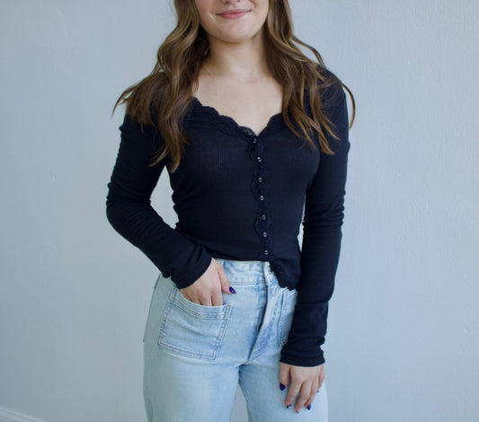 Big Love Cardi-Black