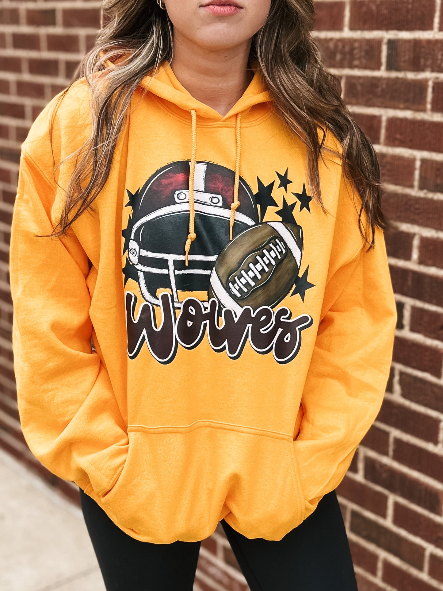 Adult Football Helmet Hoodie