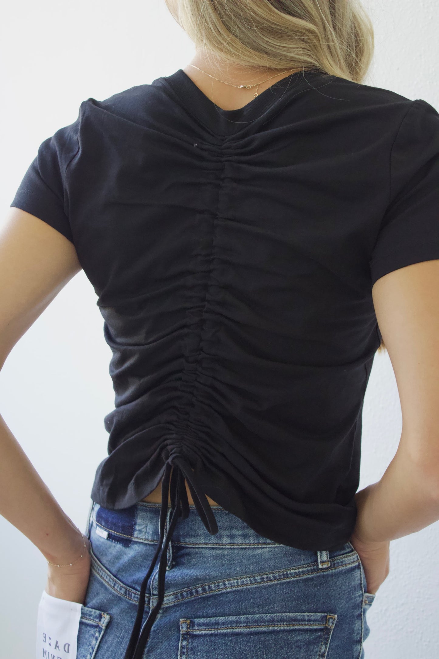 Soul Ties Ruched Back Tee