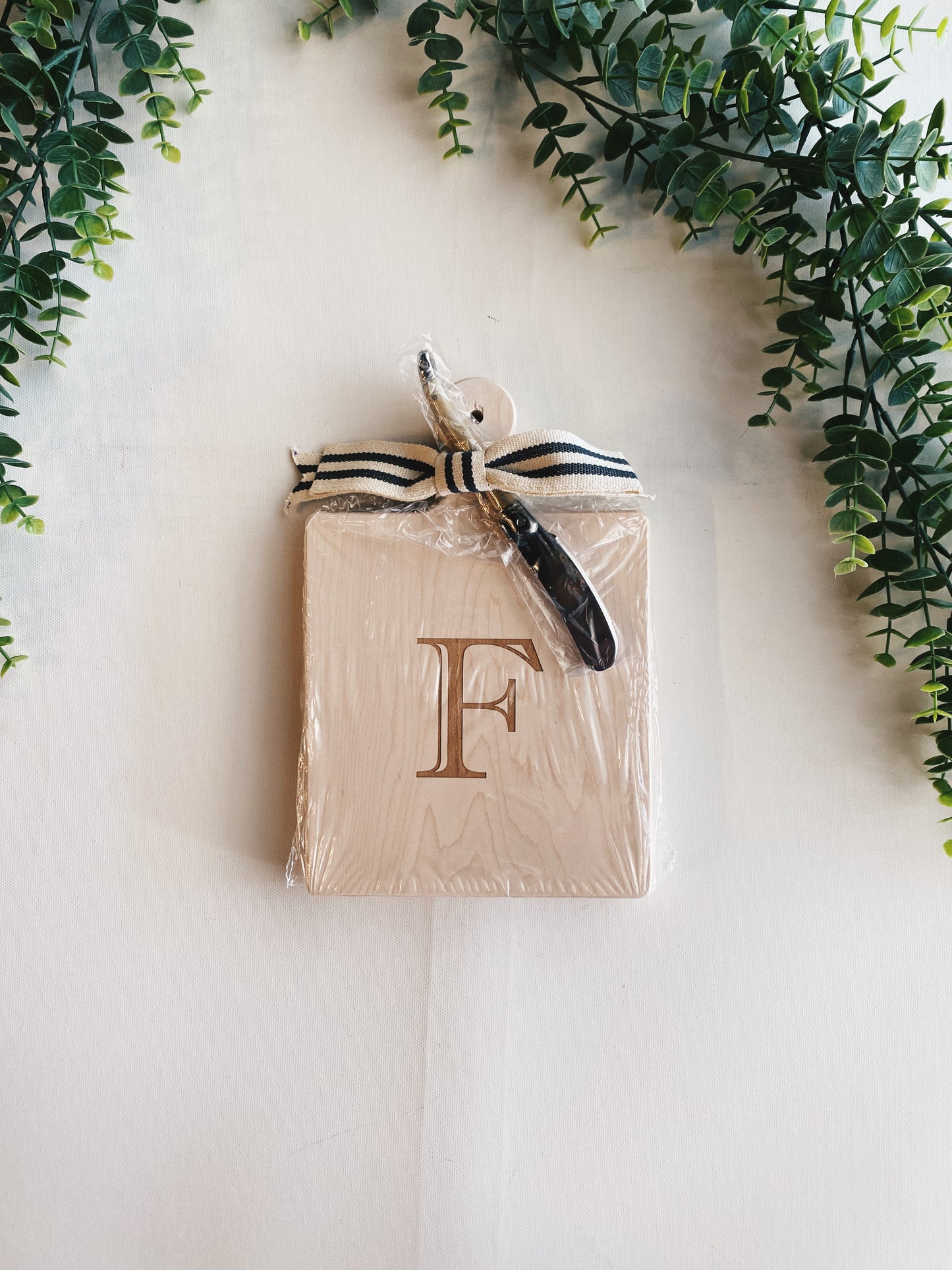 Monogram Artisan Board w/ Spreader