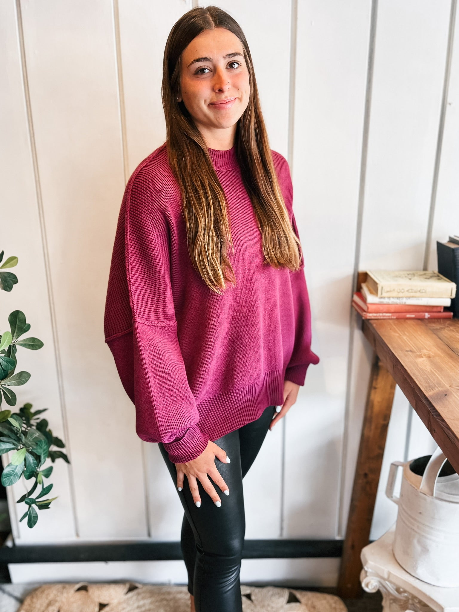 Easy street sales tunic sweater
