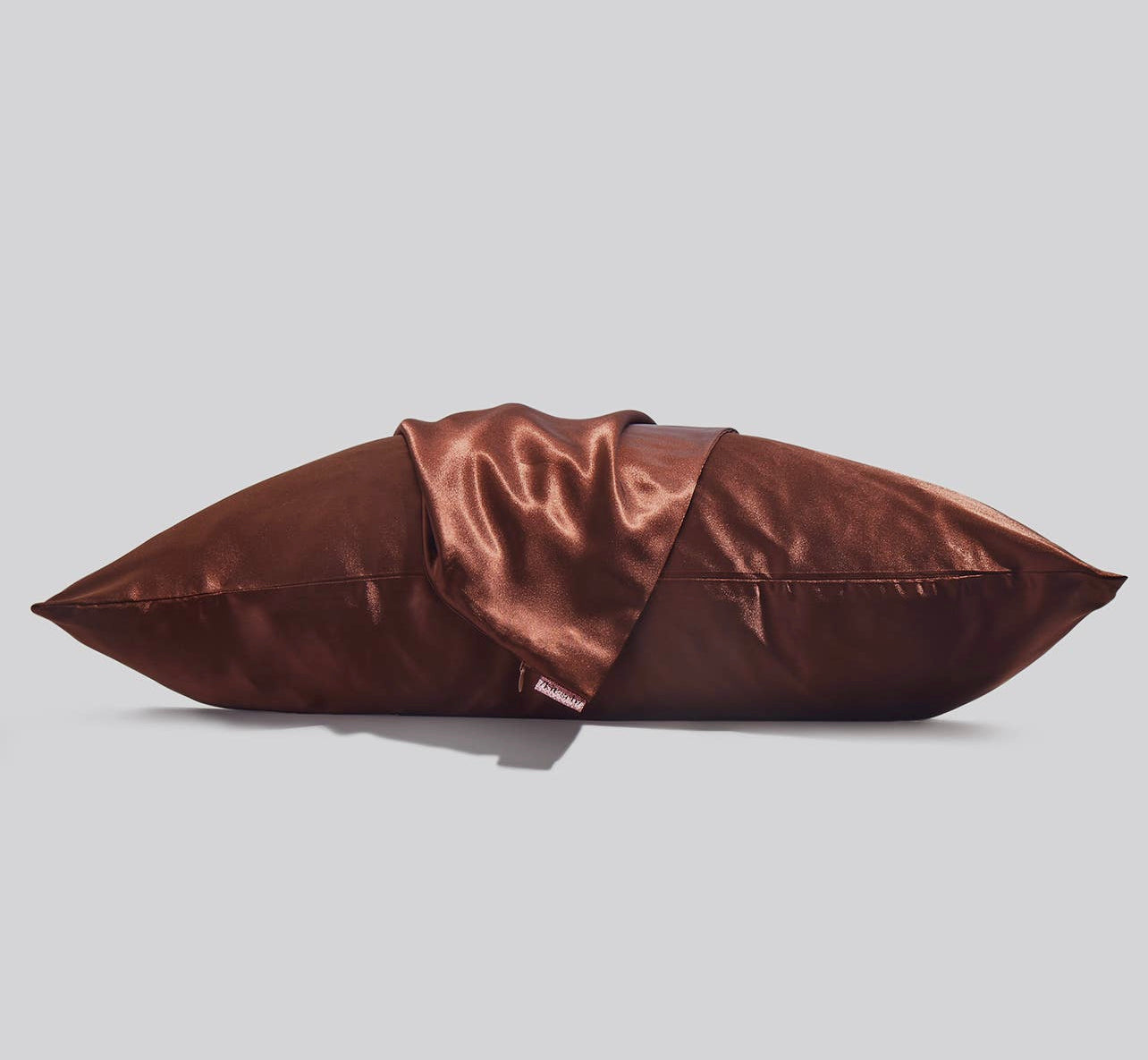 Satin Pillowcase - Chocolate
