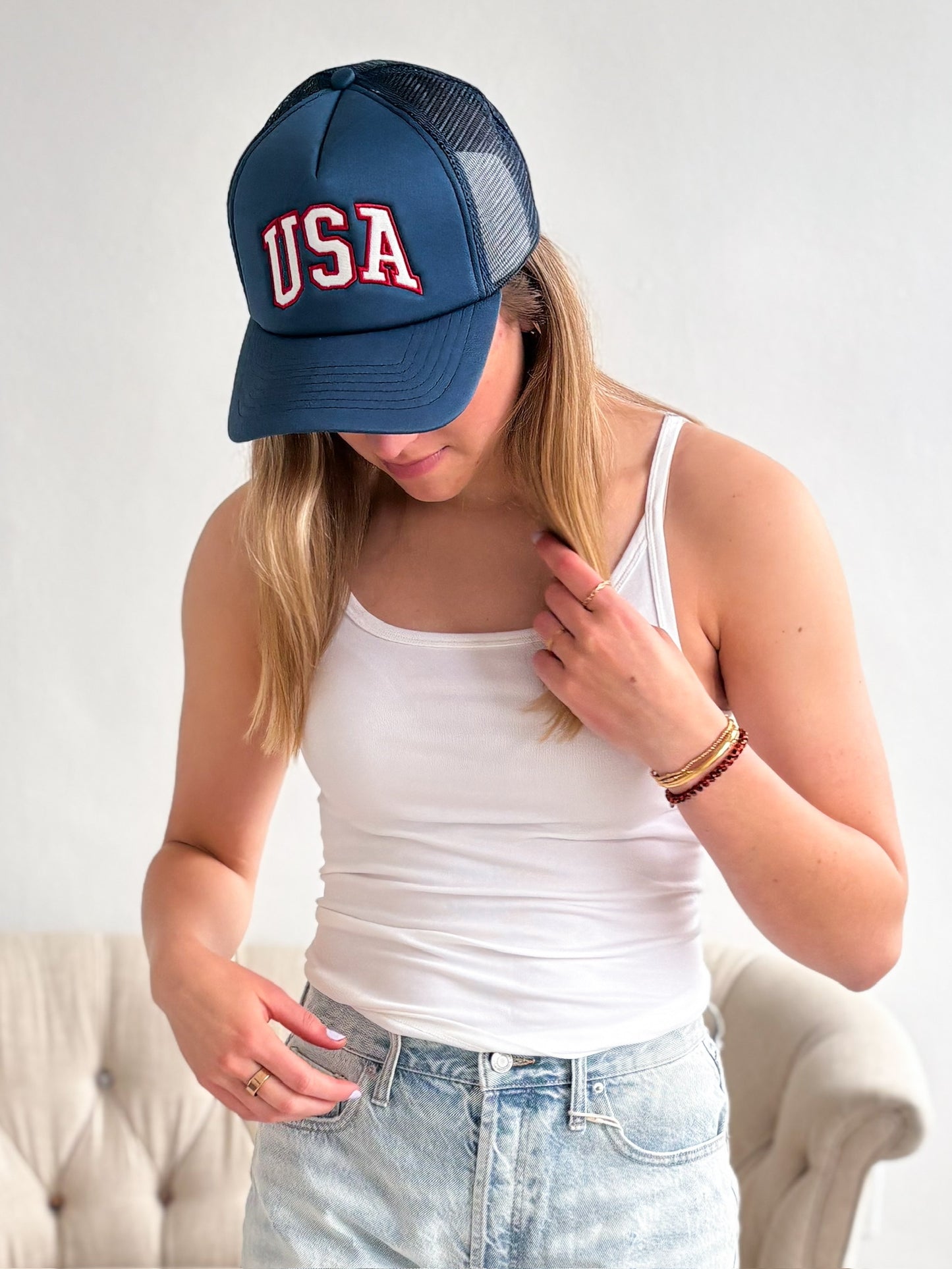 Second Skin Racer Tank - White
