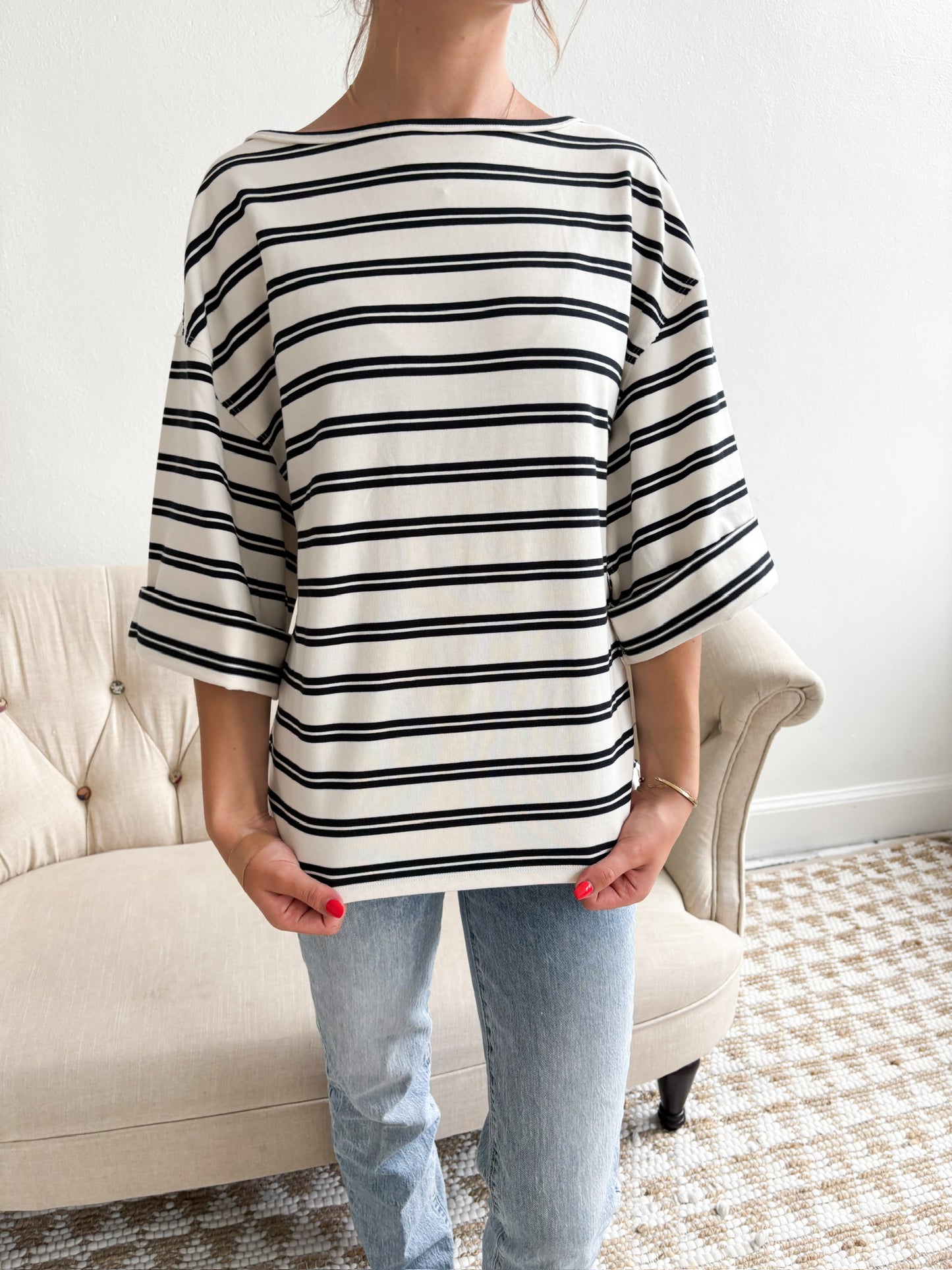 Cest La Vie Tee - Black Combo
