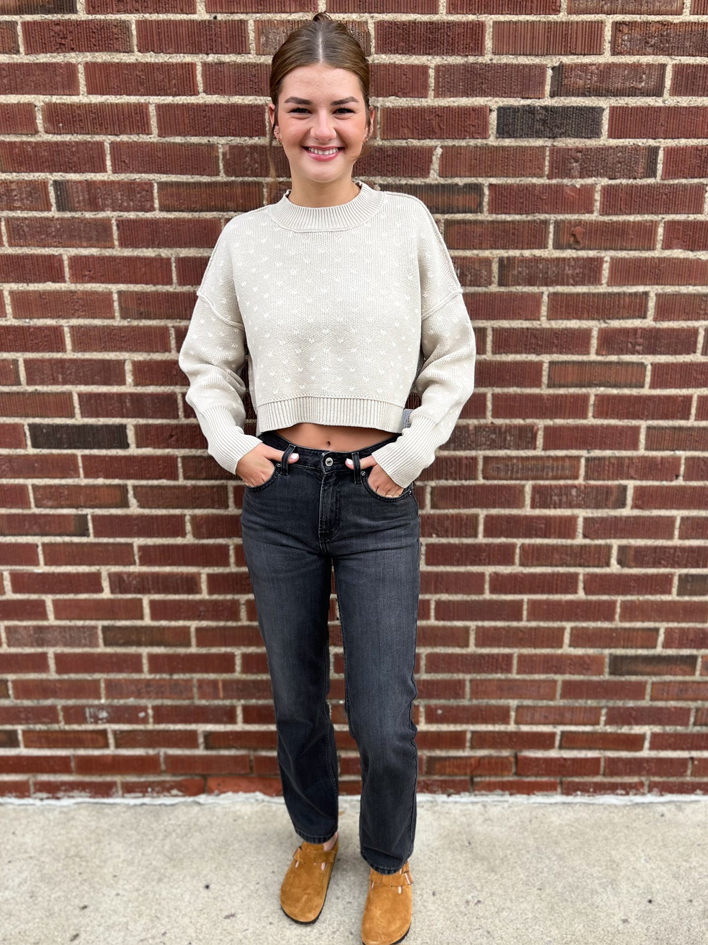 Pattern Easy Street Crop - Oatmeal Combo