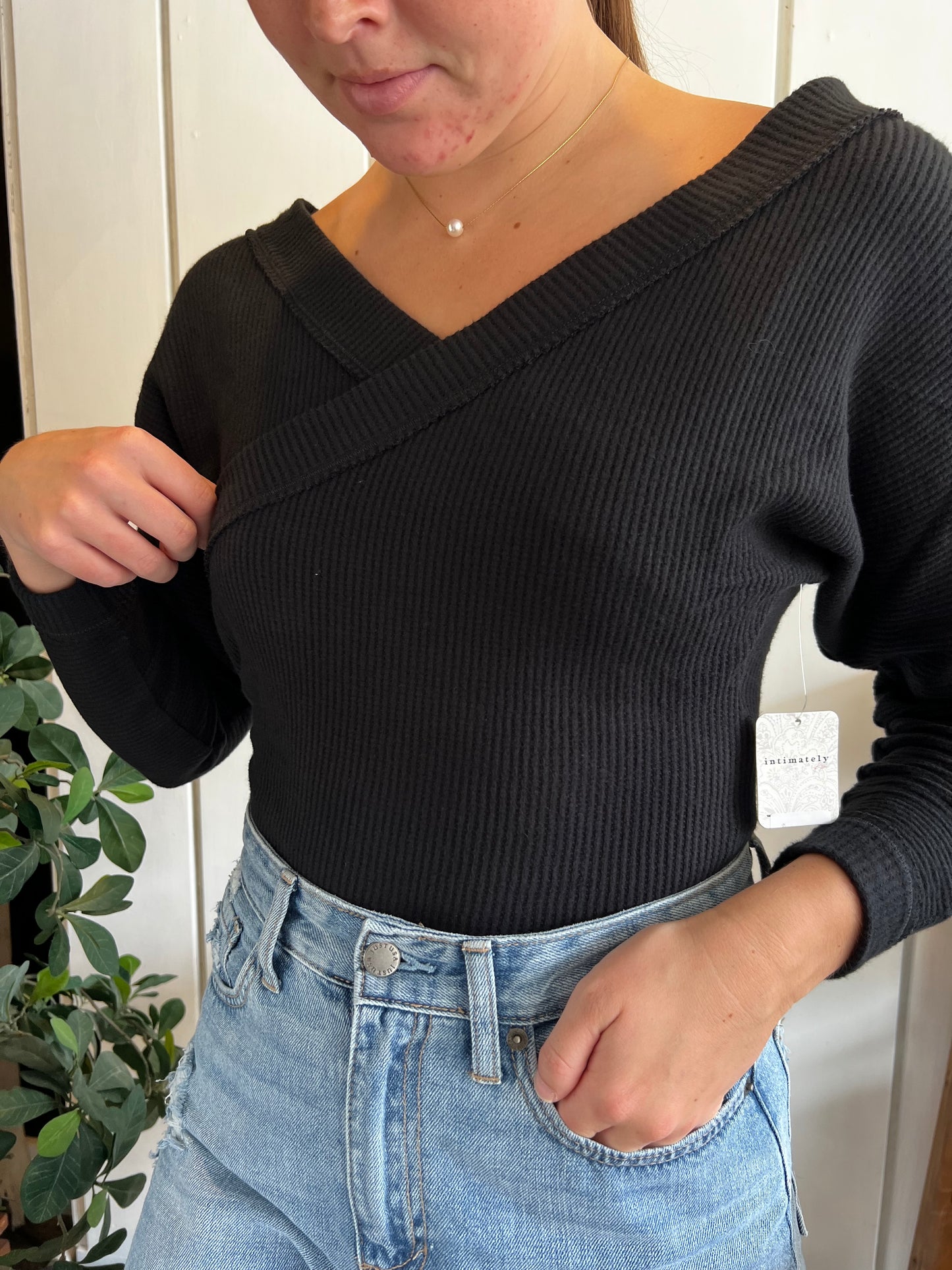 Lovin This Feeling Bodysuit - Black