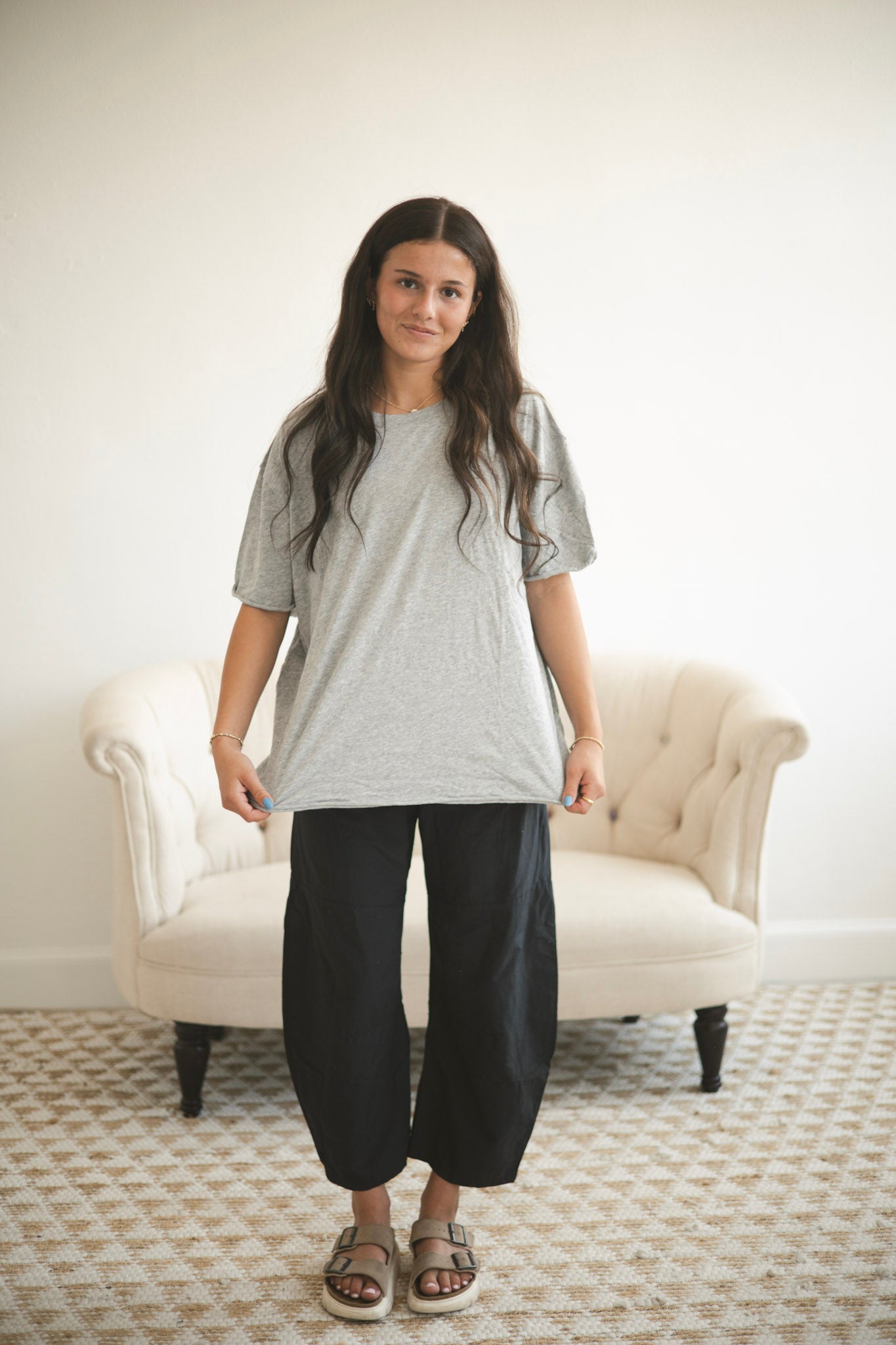 Nina Tee - Heather Grey