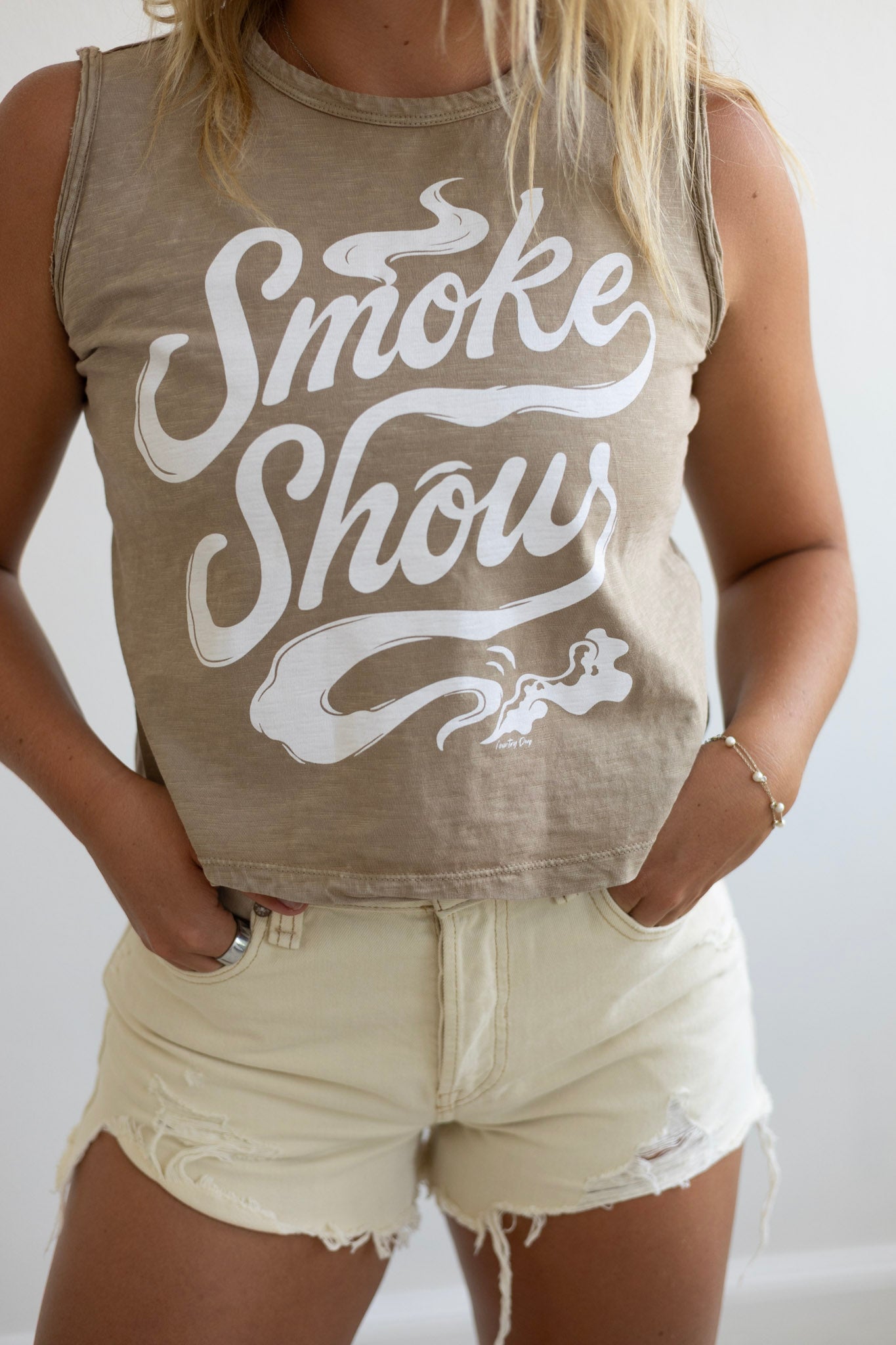 Smoke Show Muscle Crop Top