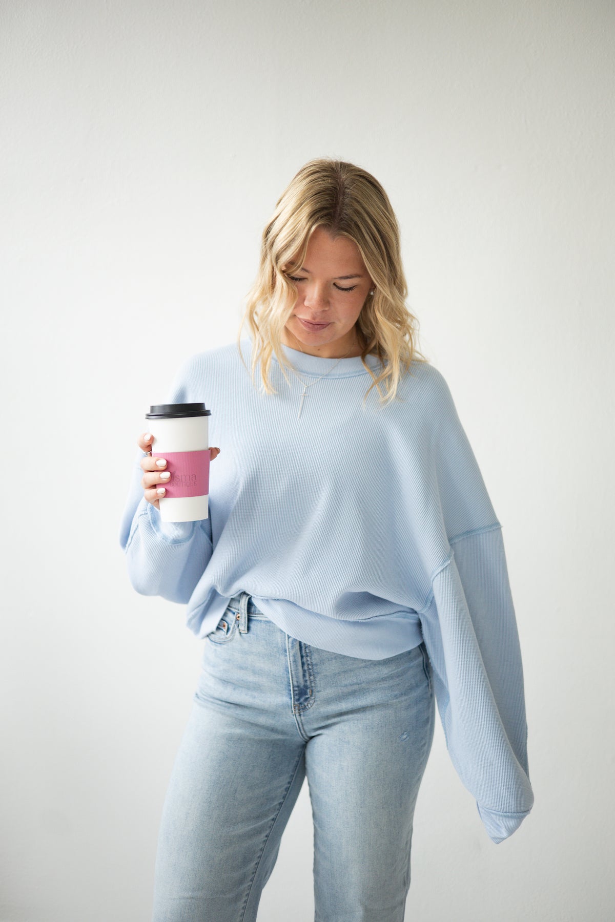 Skyline Tee - Blue Snowflake