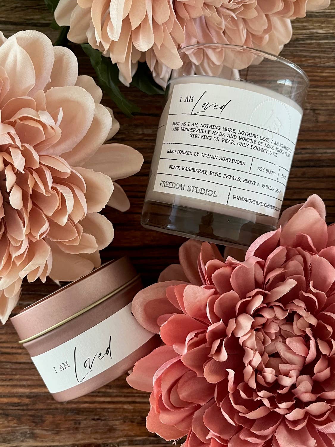 Special Edition- Blush Pink "I Am Loved" 4oz Tin